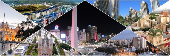 Top 10 mejores ciudades de Argentina